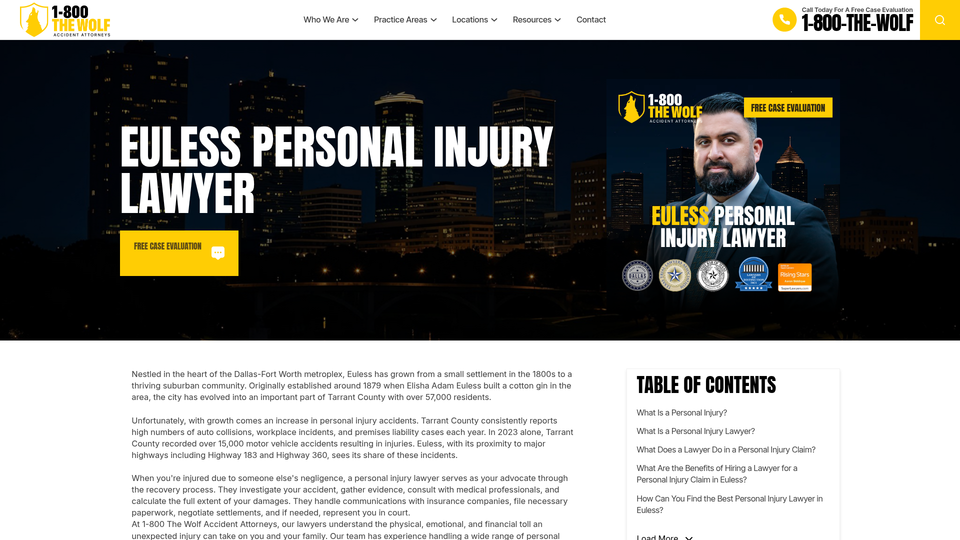 1-800 The Wolf Accident Attorneys