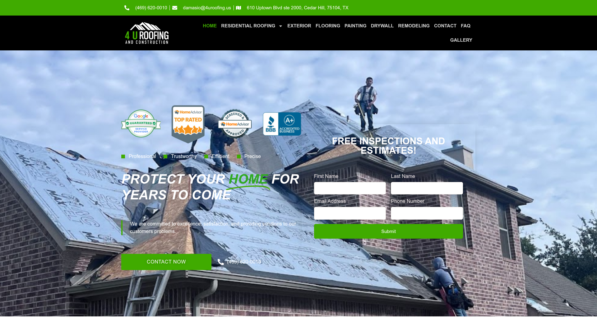 4 U Roofing and Construction