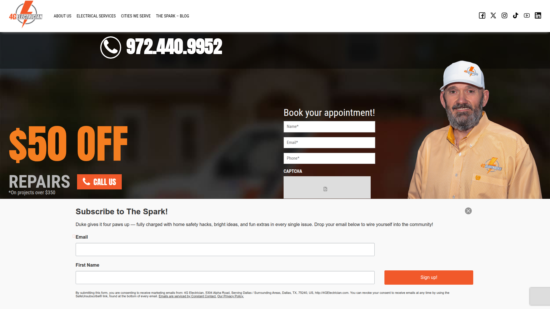 4G Electrician, LLC - Lake Dallas