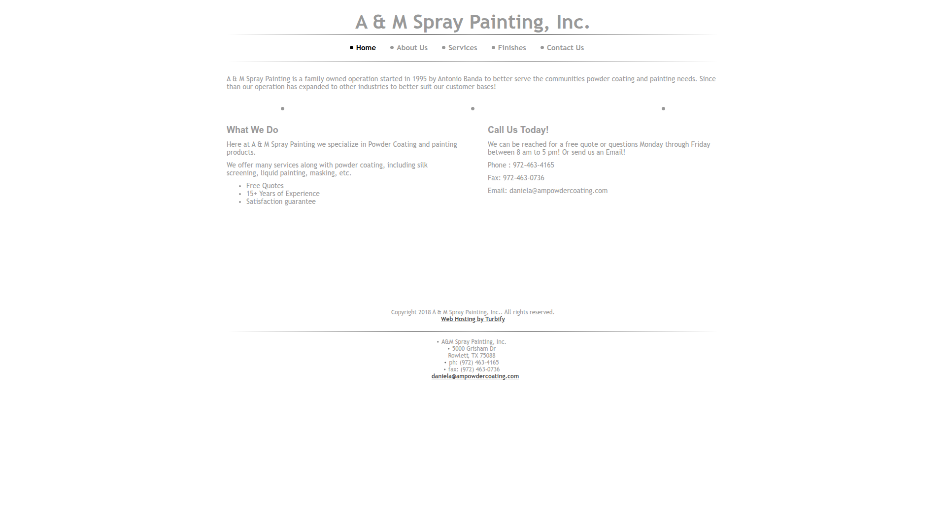 A & M Spray Painting