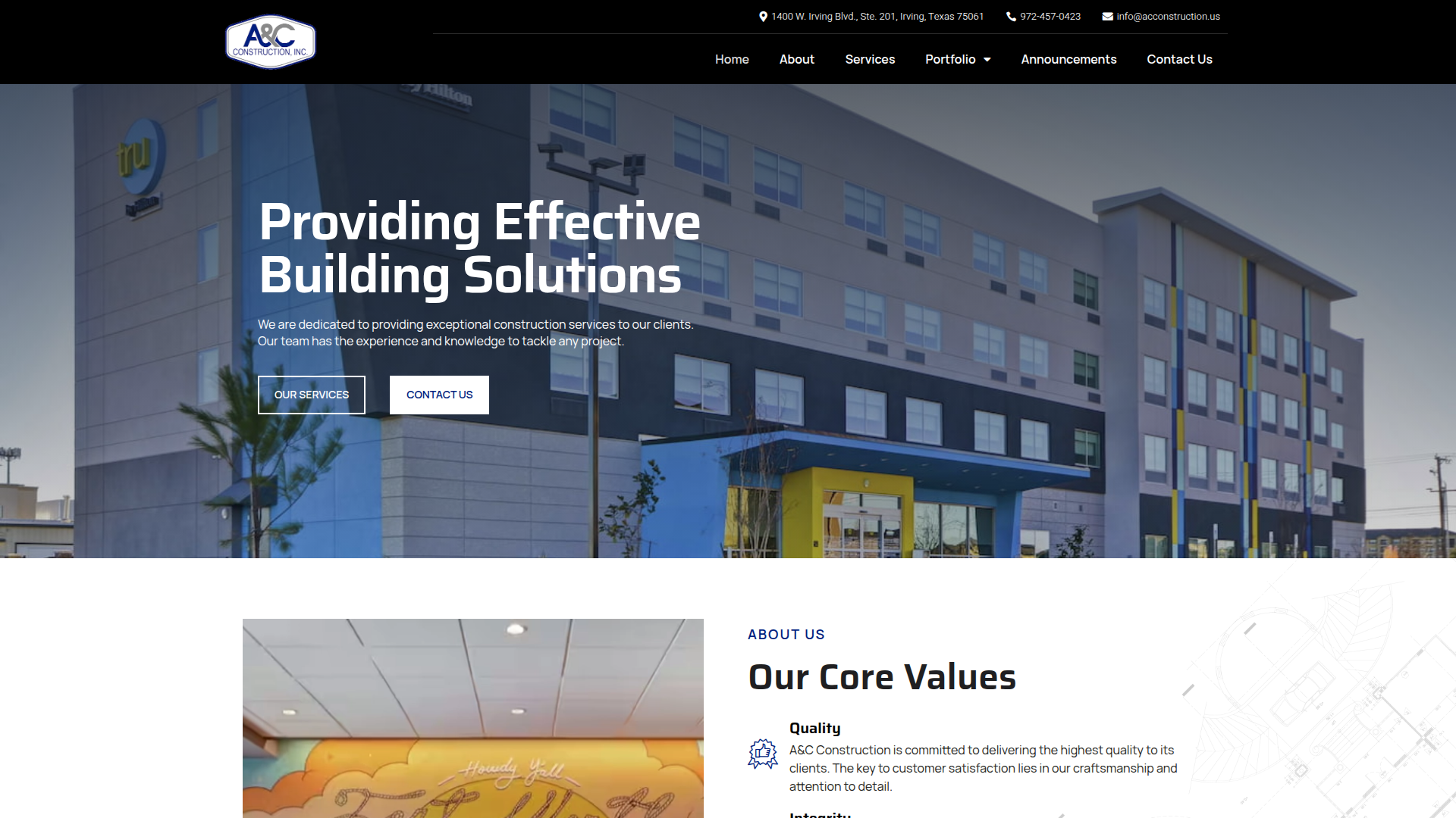 A&C Construction, Inc.