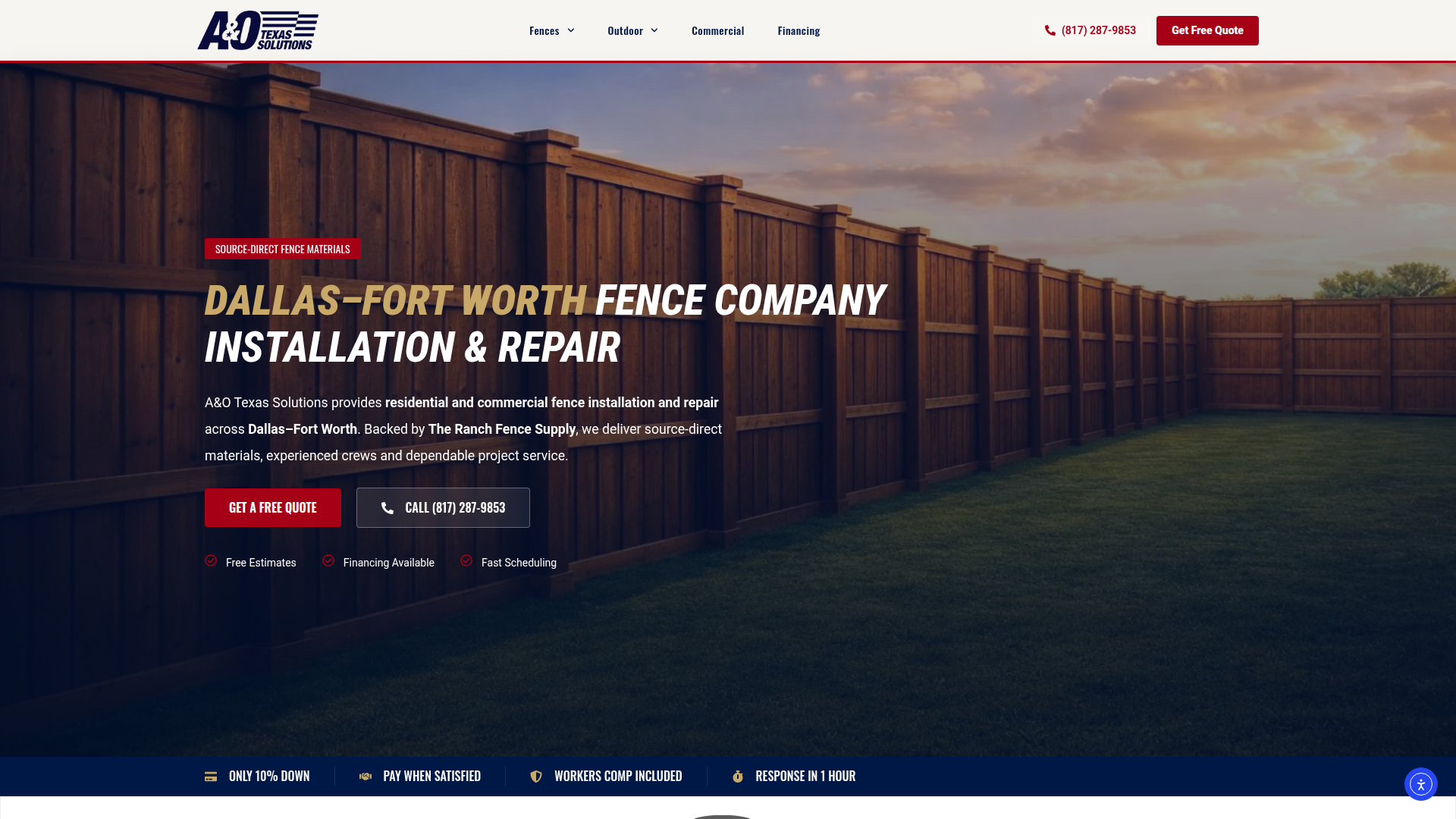 A&O Texas Solutions Fence and Patio