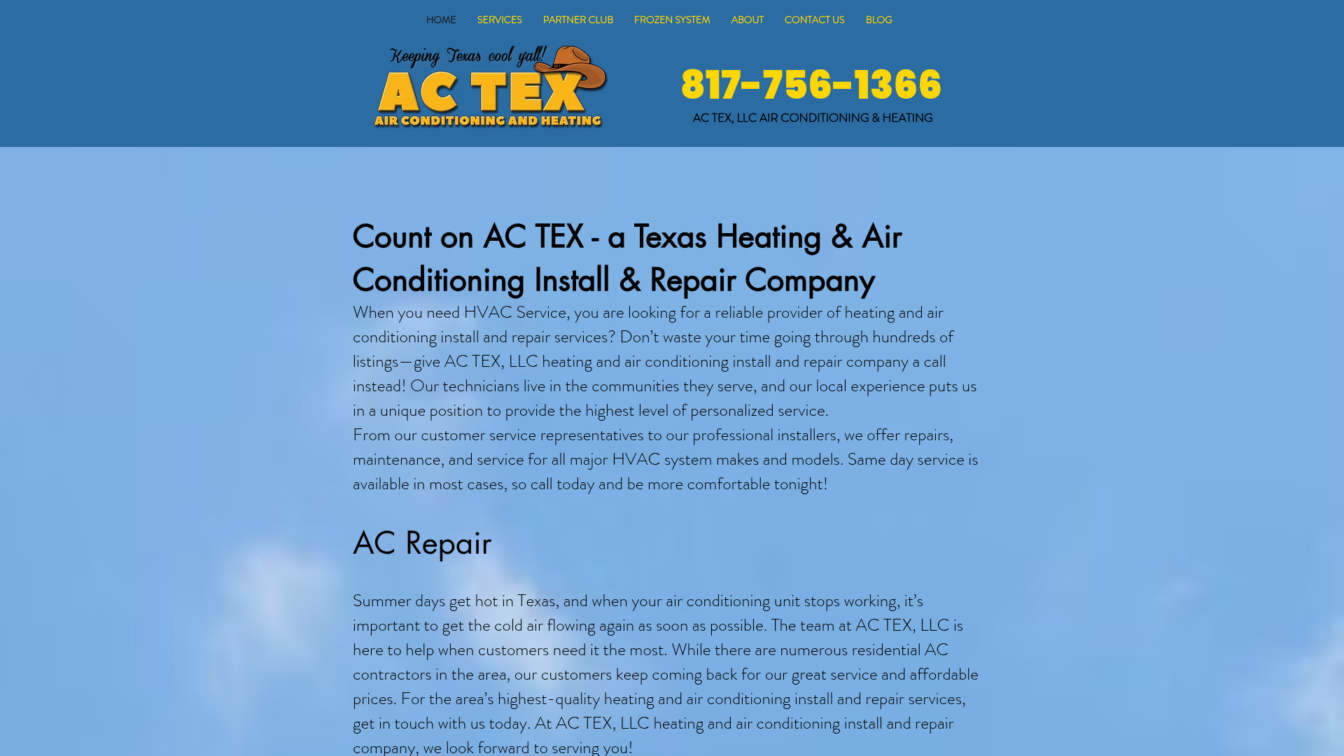 AC Tex, LLC Air Conditioning and Heating