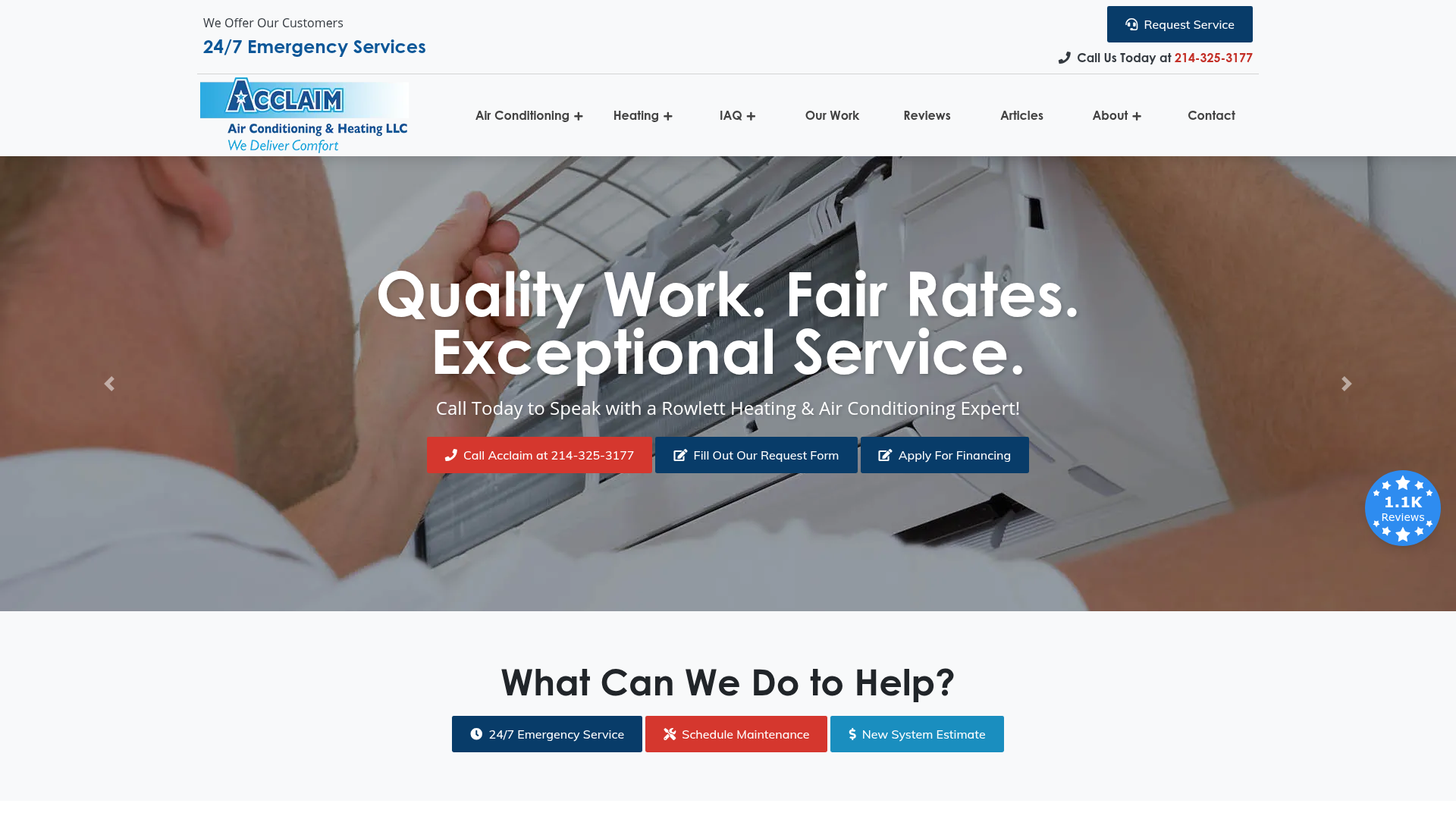 Acclaim Air Conditioning and Heating