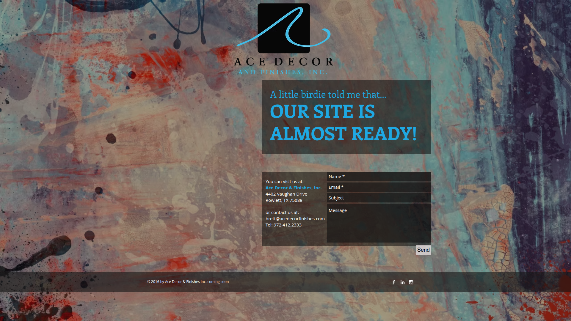 Ace Decor & Finishes Inc