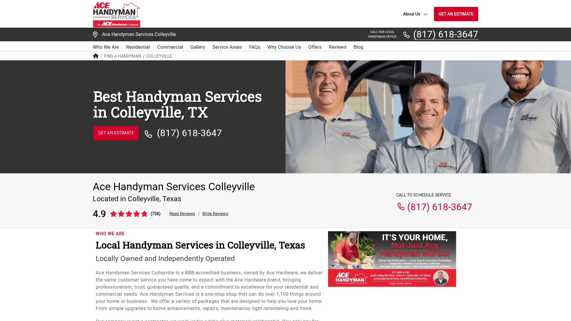 Ace Handyman Services Colleyville