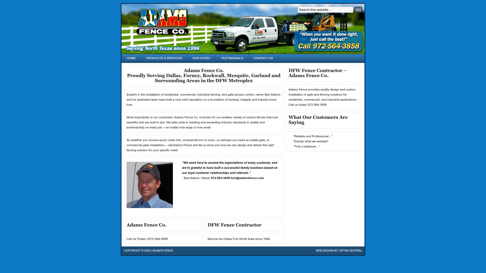 Adams Fence Co