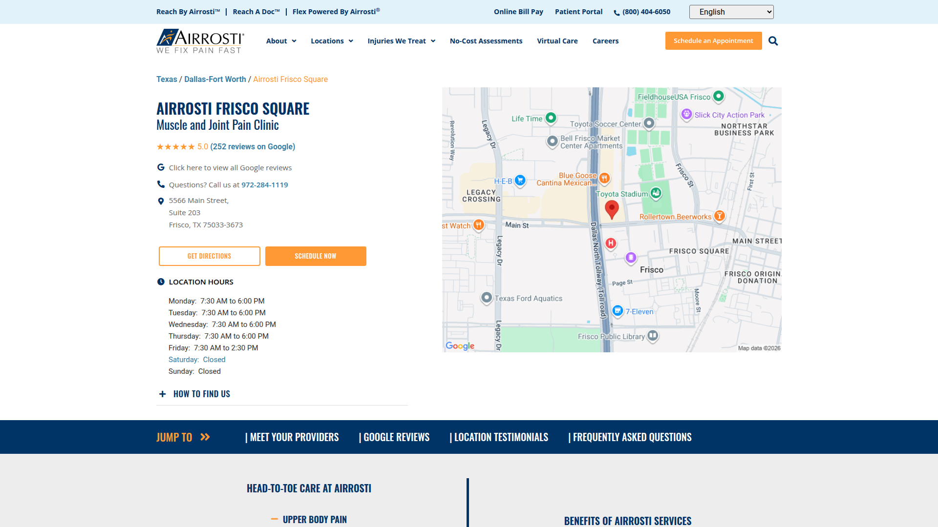 Airrosti Frisco Square