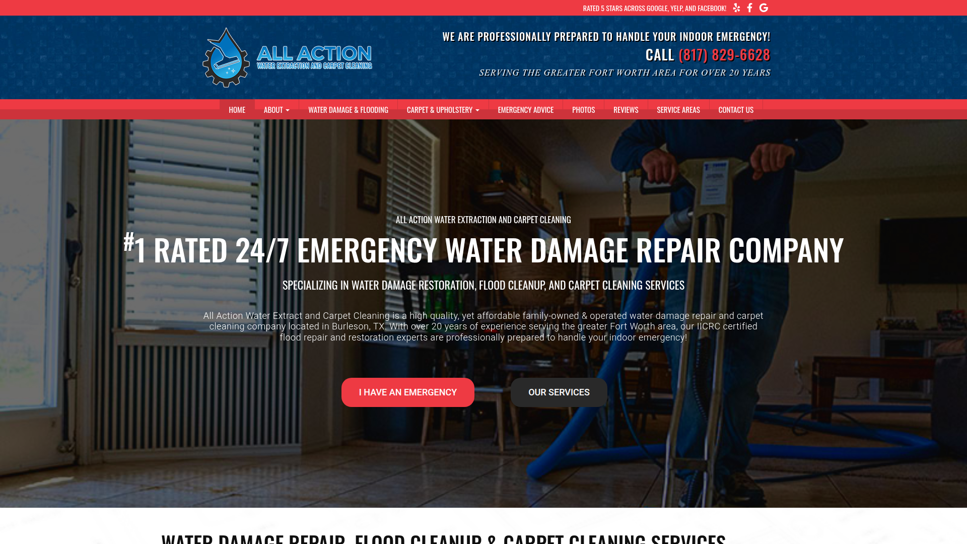 All Action Water Extraction & Carpet Cleaning