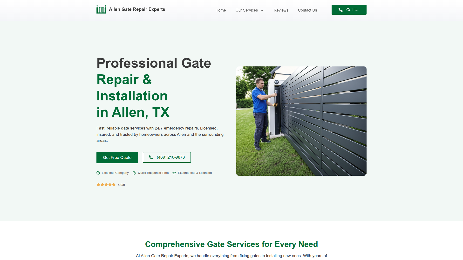 Allen Gate Repair Experts