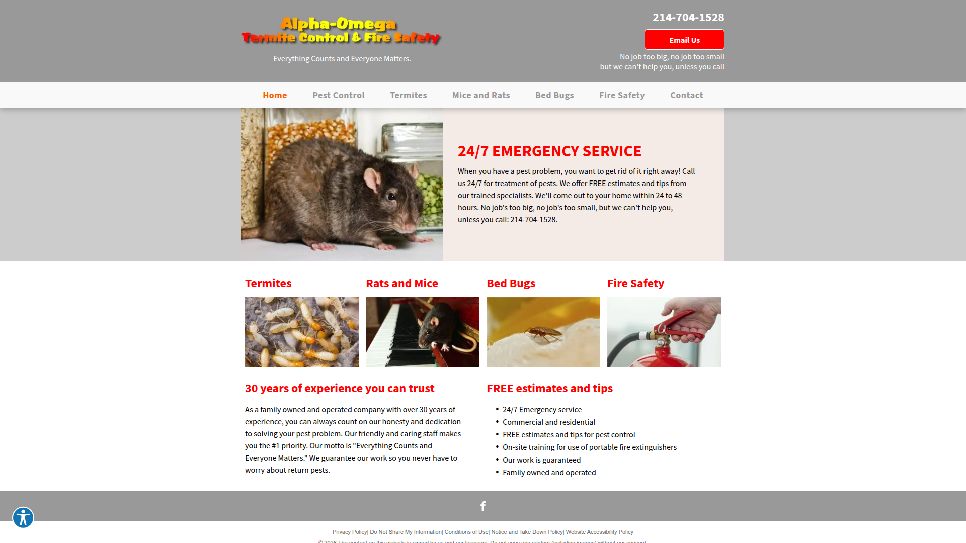 Alpha-Omega Termite Control & Fire Safety