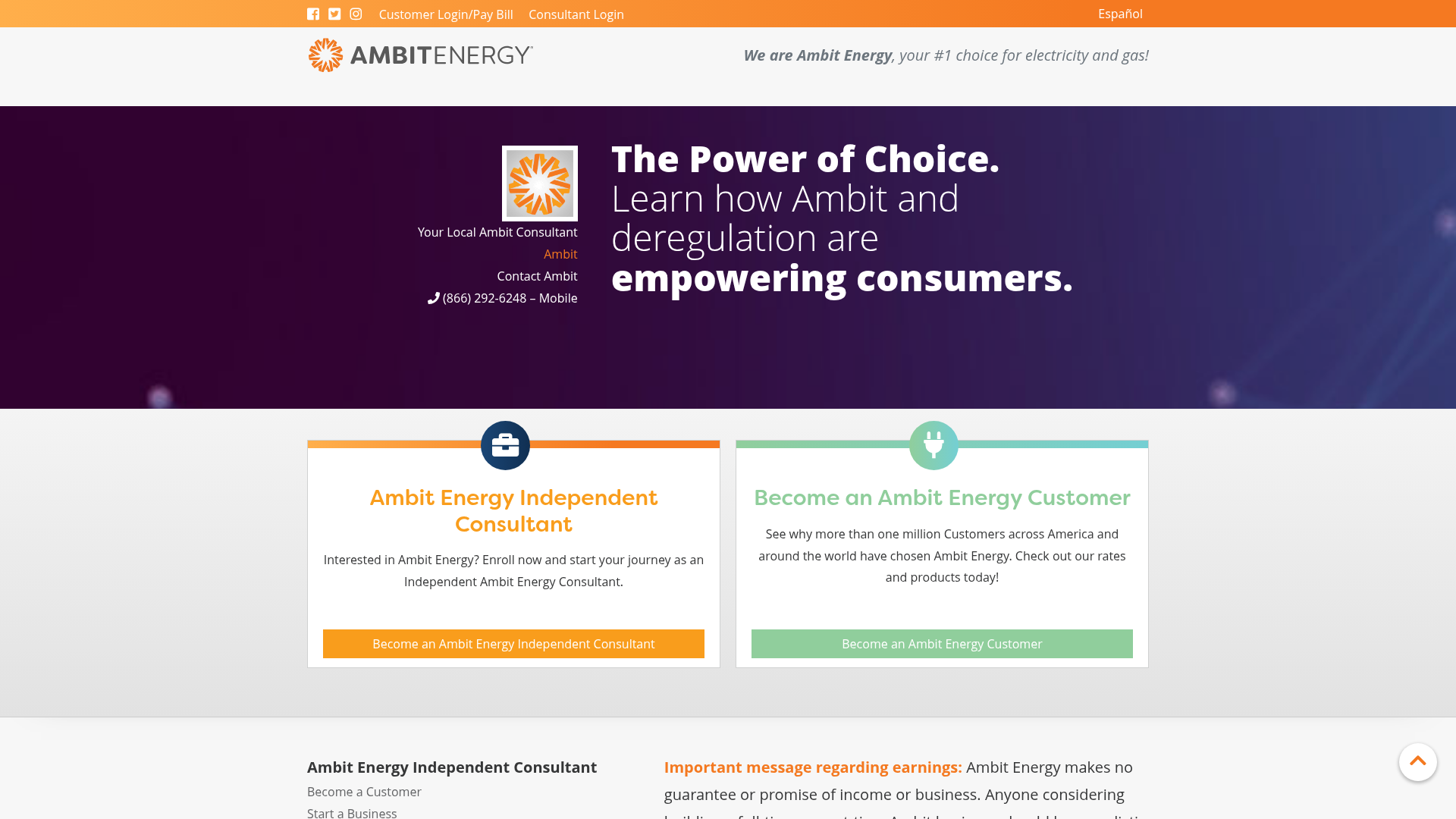 Ambit Energy Independent Consultant