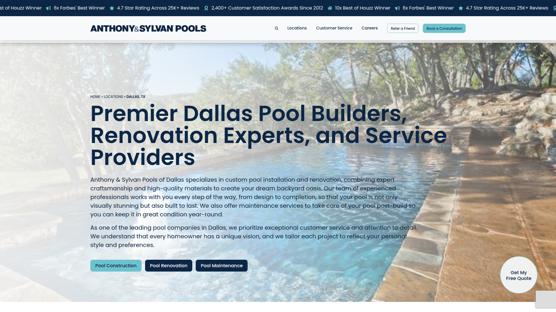 Anthony & Sylvan Pools