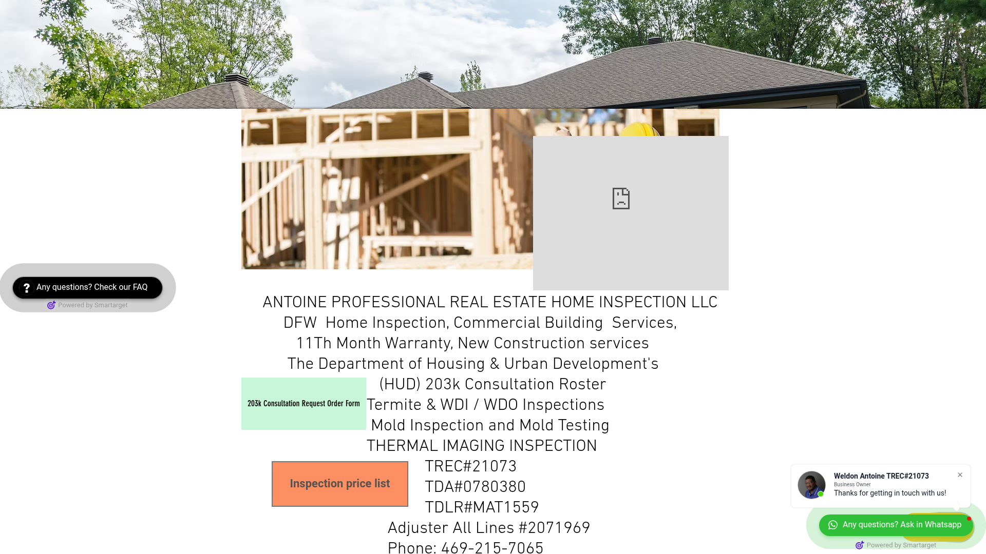 Antoine Professional Real Estate Inspection LLC