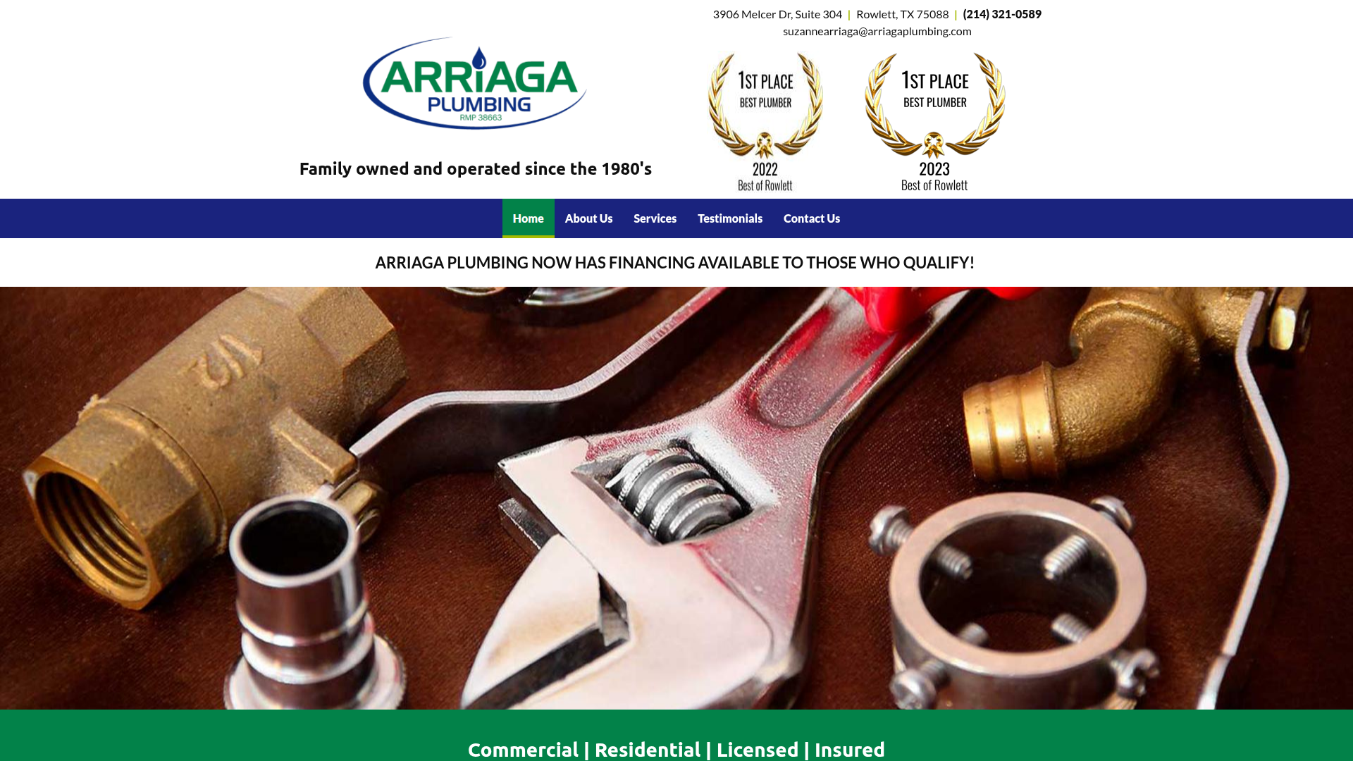 Arriaga Plumbing