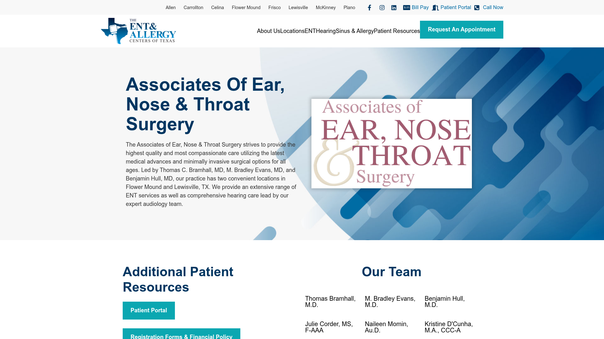 Associates of Ear, Nose & Throat Surgery | Lewisville