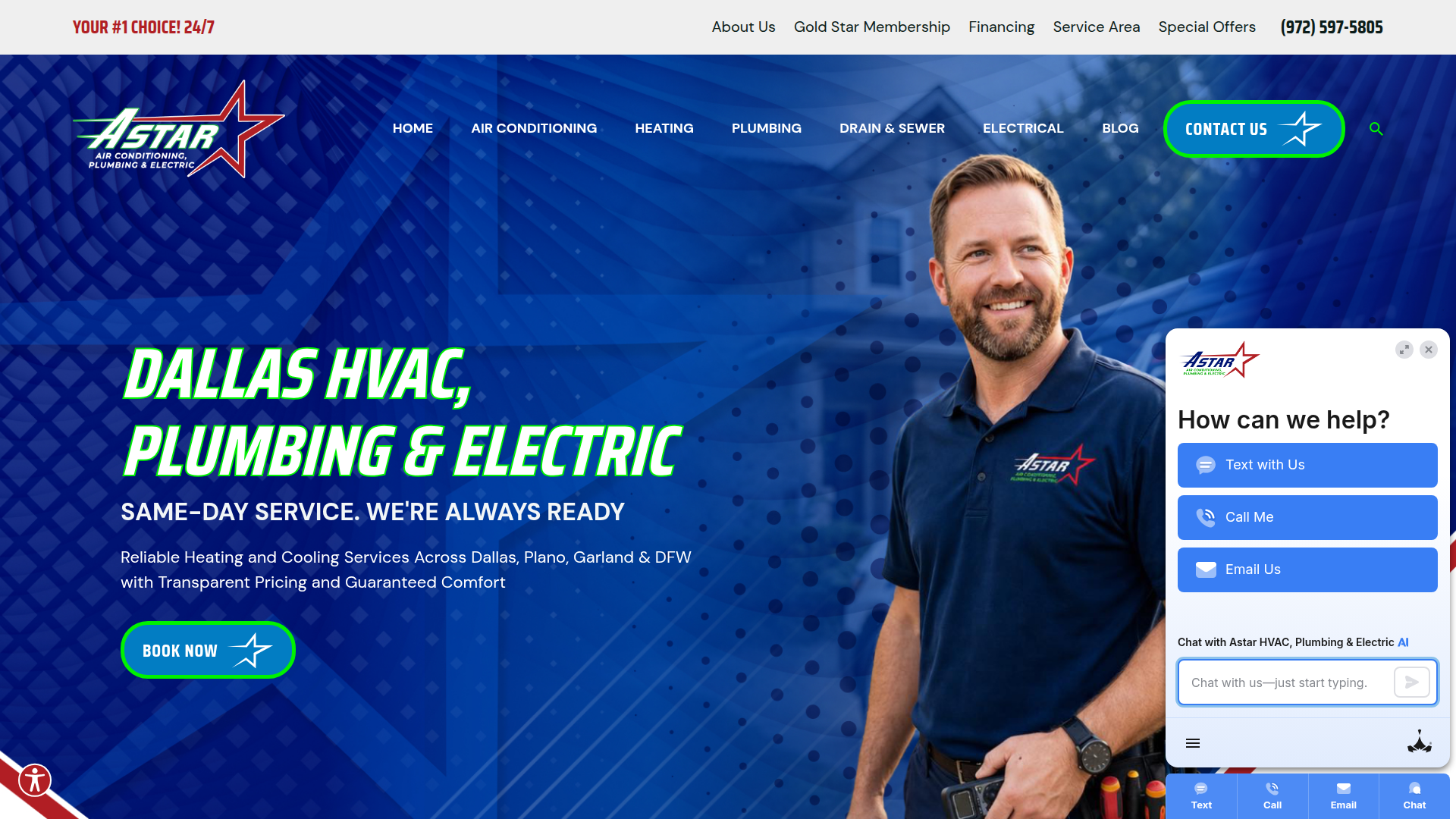 Astar Air Conditioning, Plumbing & Electric