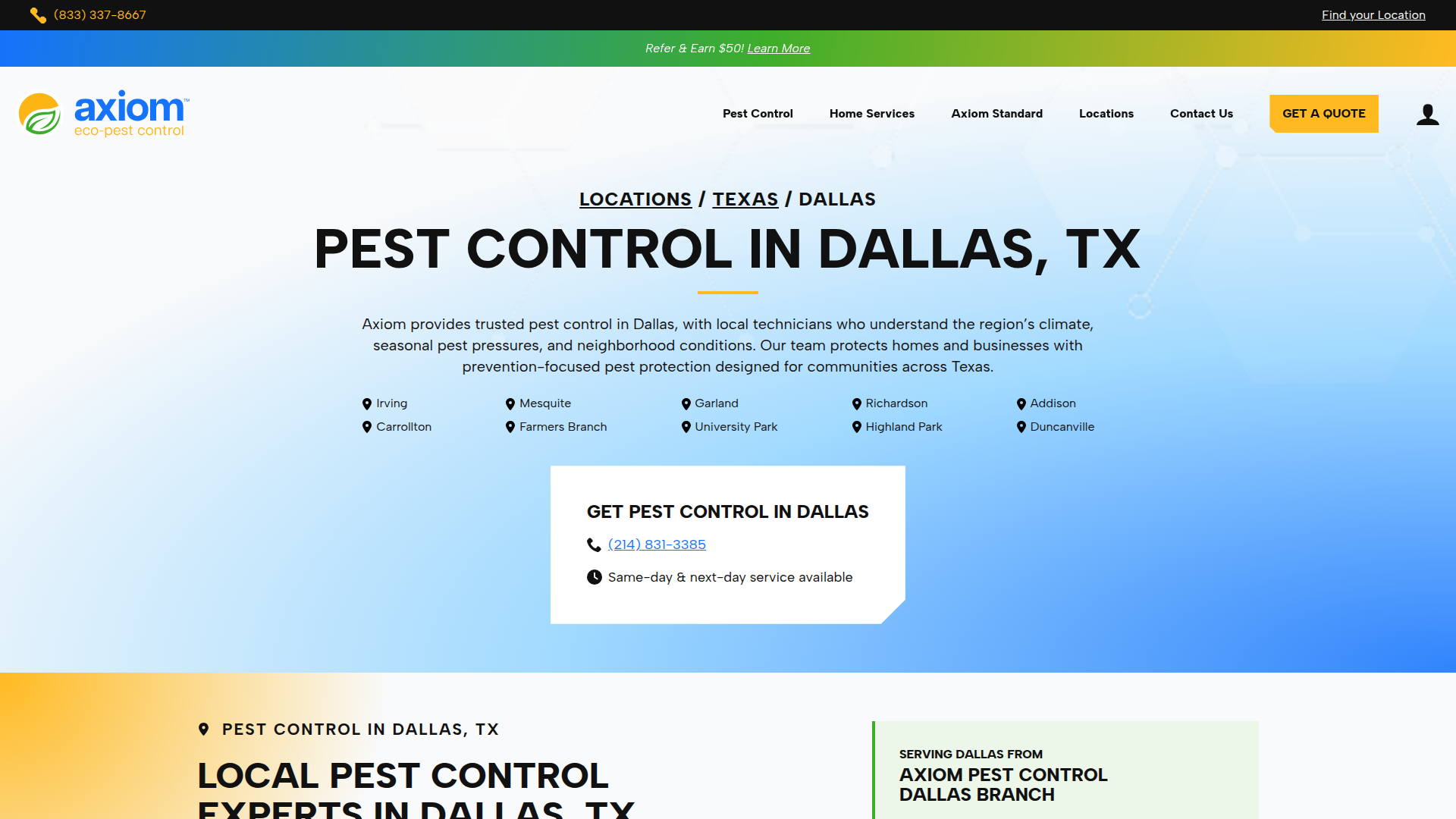 Axiom Eco-Pest Control