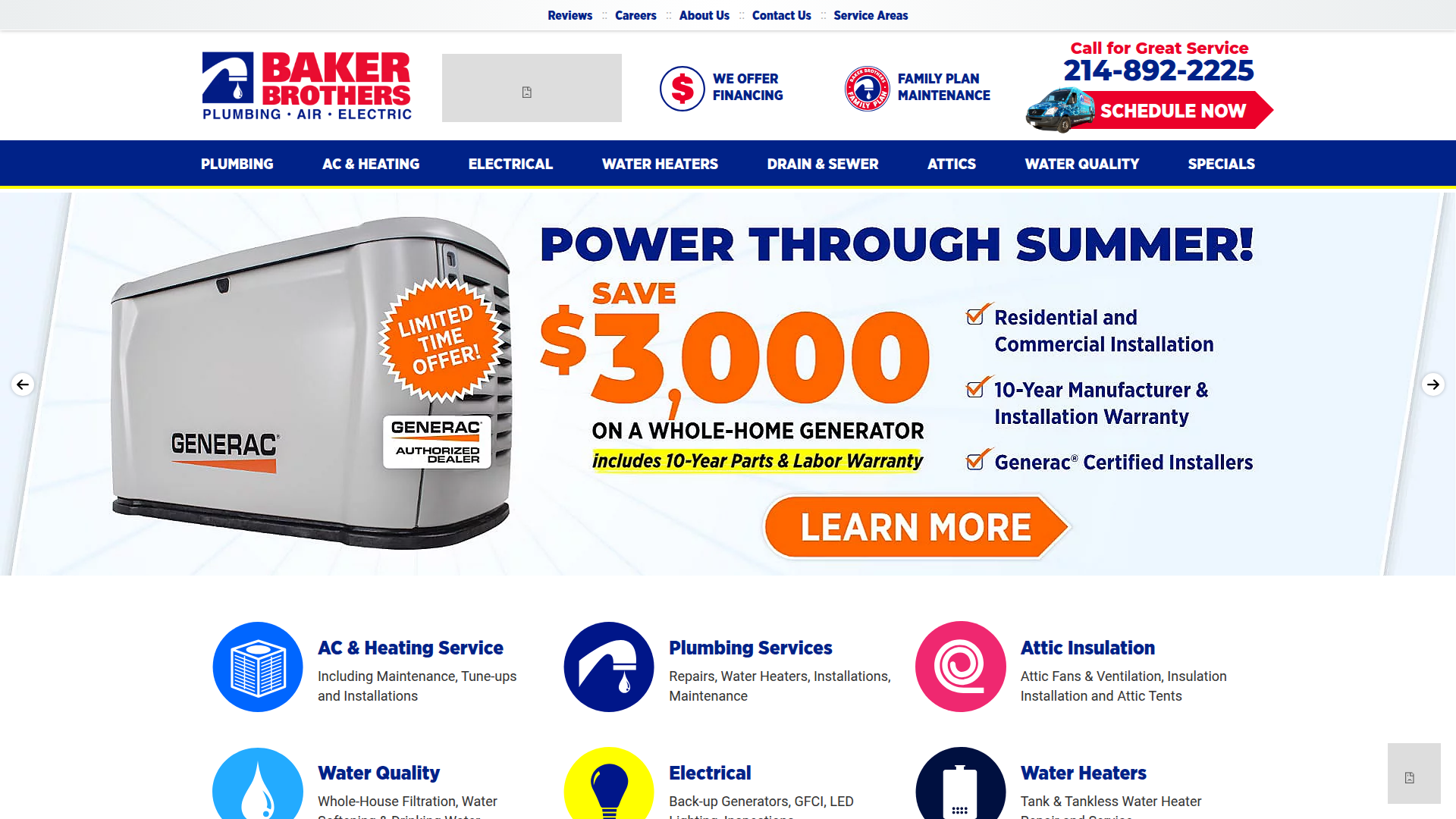 Baker Brothers Plumbing, Air & Electric