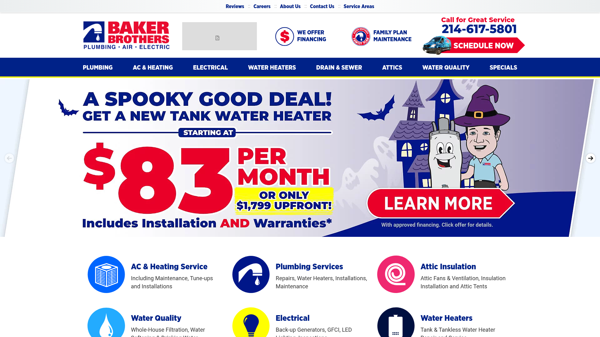 Baker Brothers Plumbing, Air & Electric