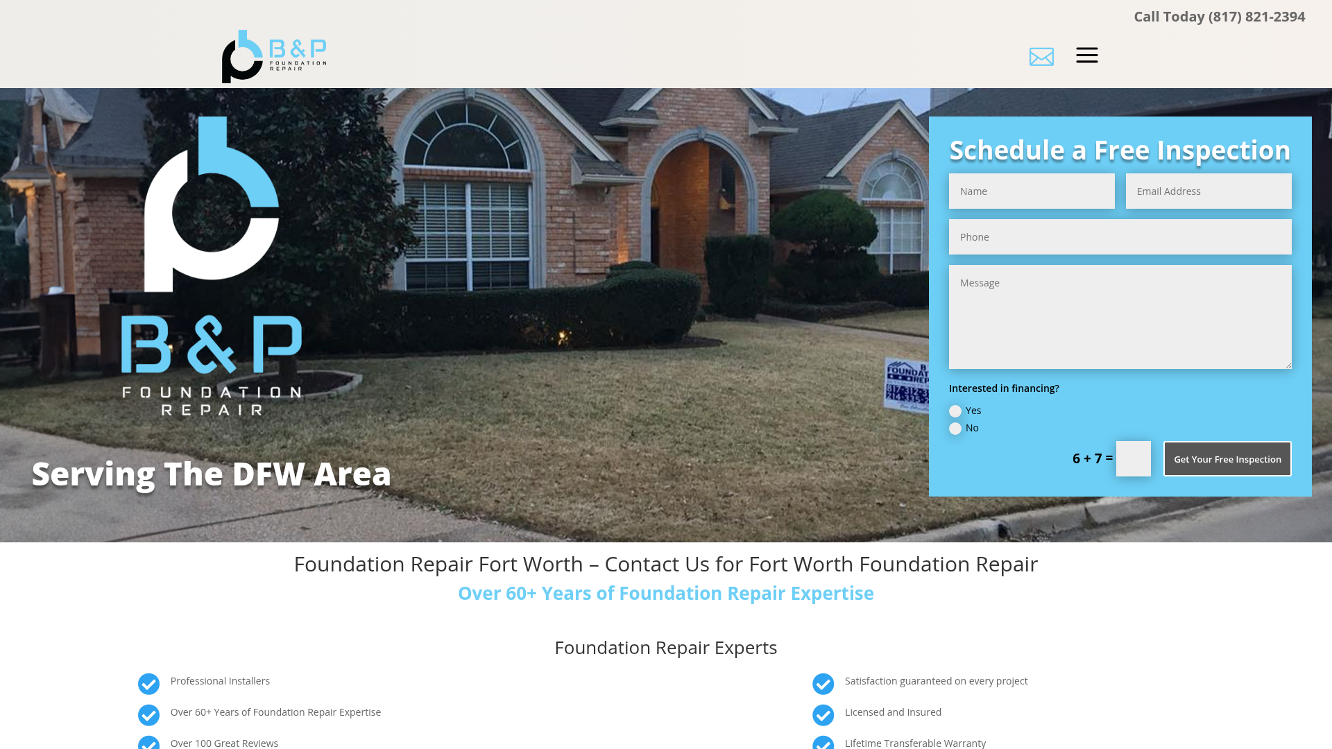 B&P Foundation Repair, Inc.