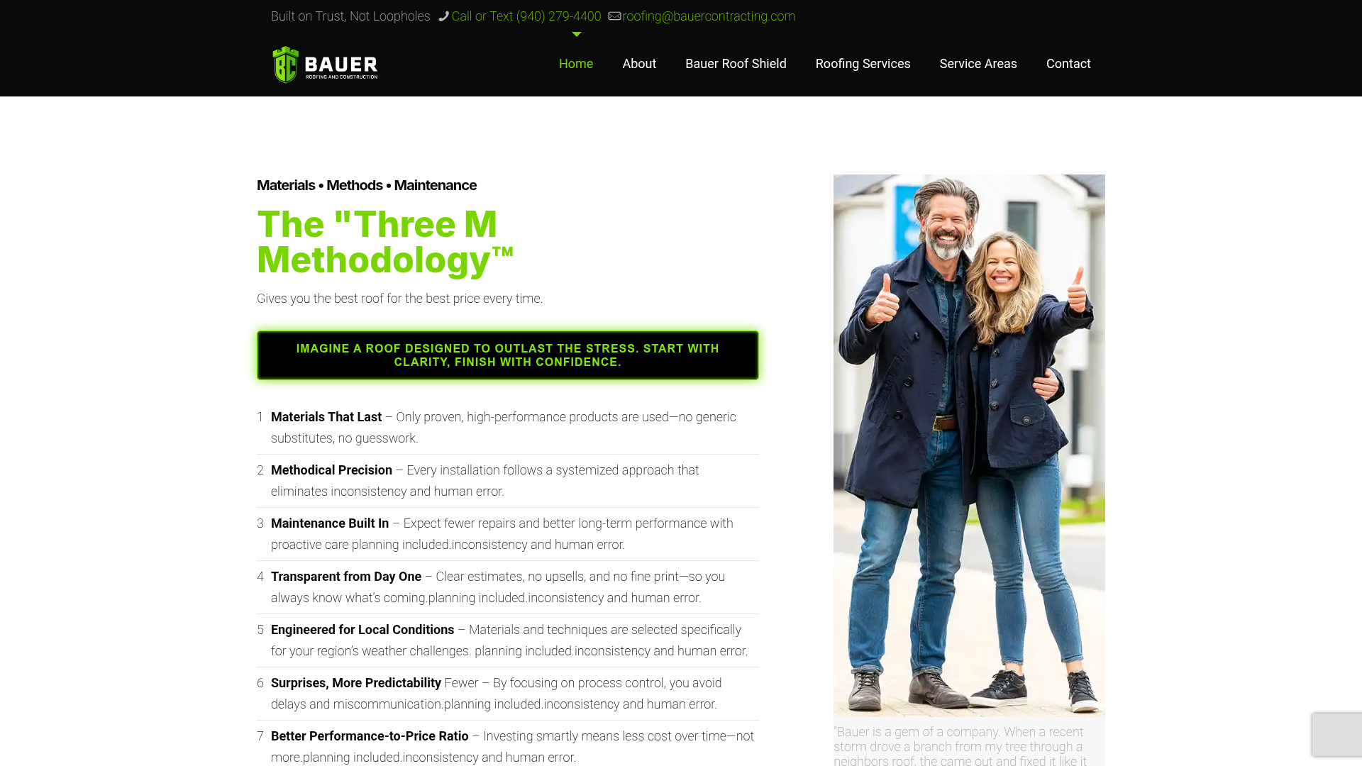 Bauer Roofing & Construction