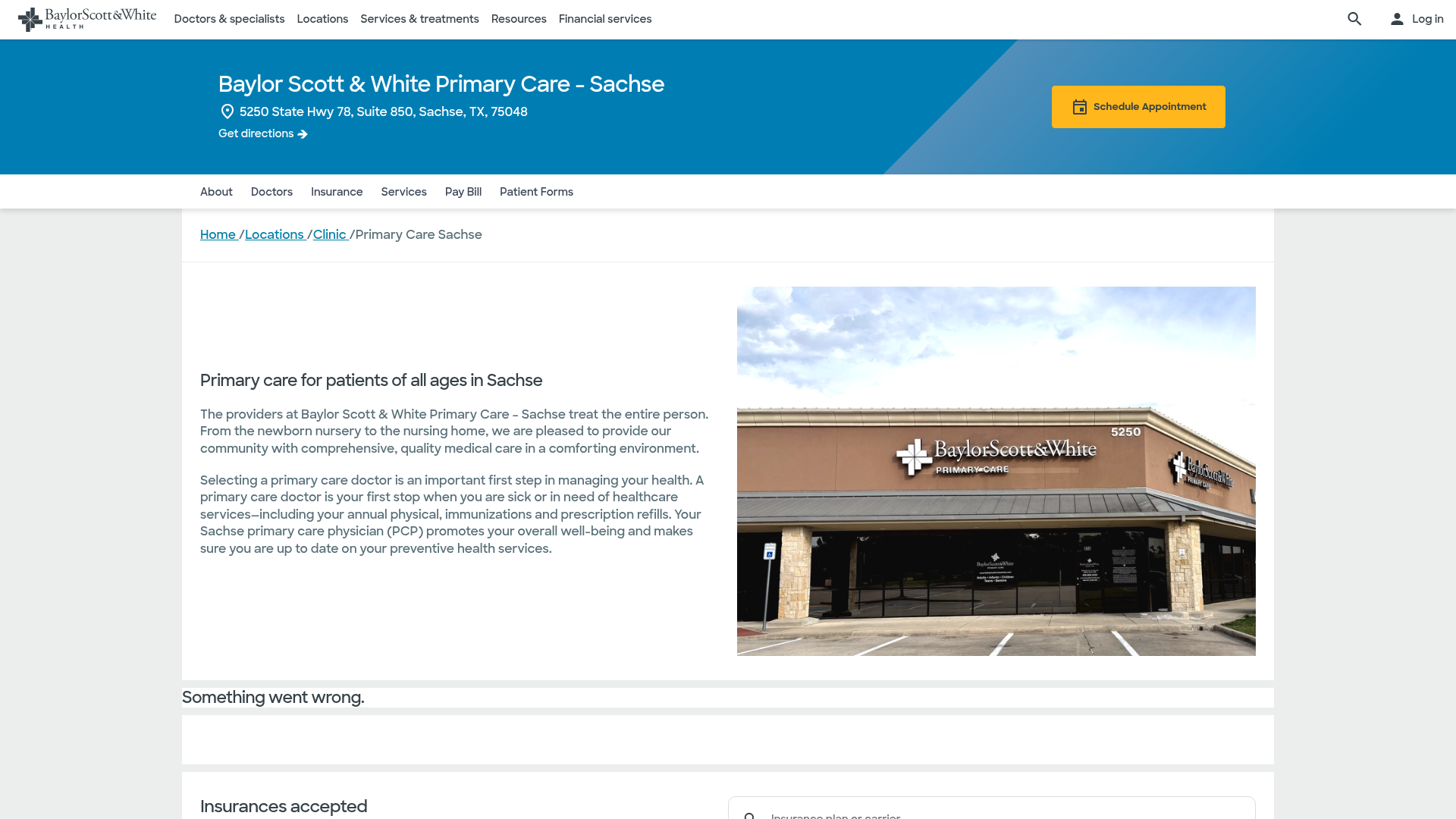 Baylor Scott & White Primary Care - Sachse