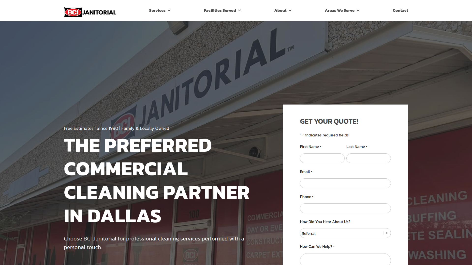 BCI Janitorial Building Contractors Inc