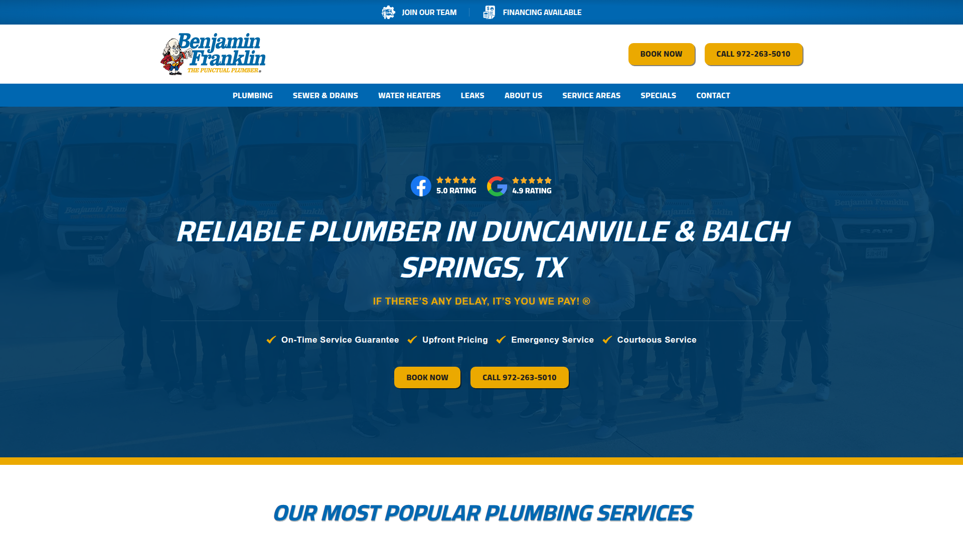 Benjamin Franklin Plumbing & Drain Services of Duncanville