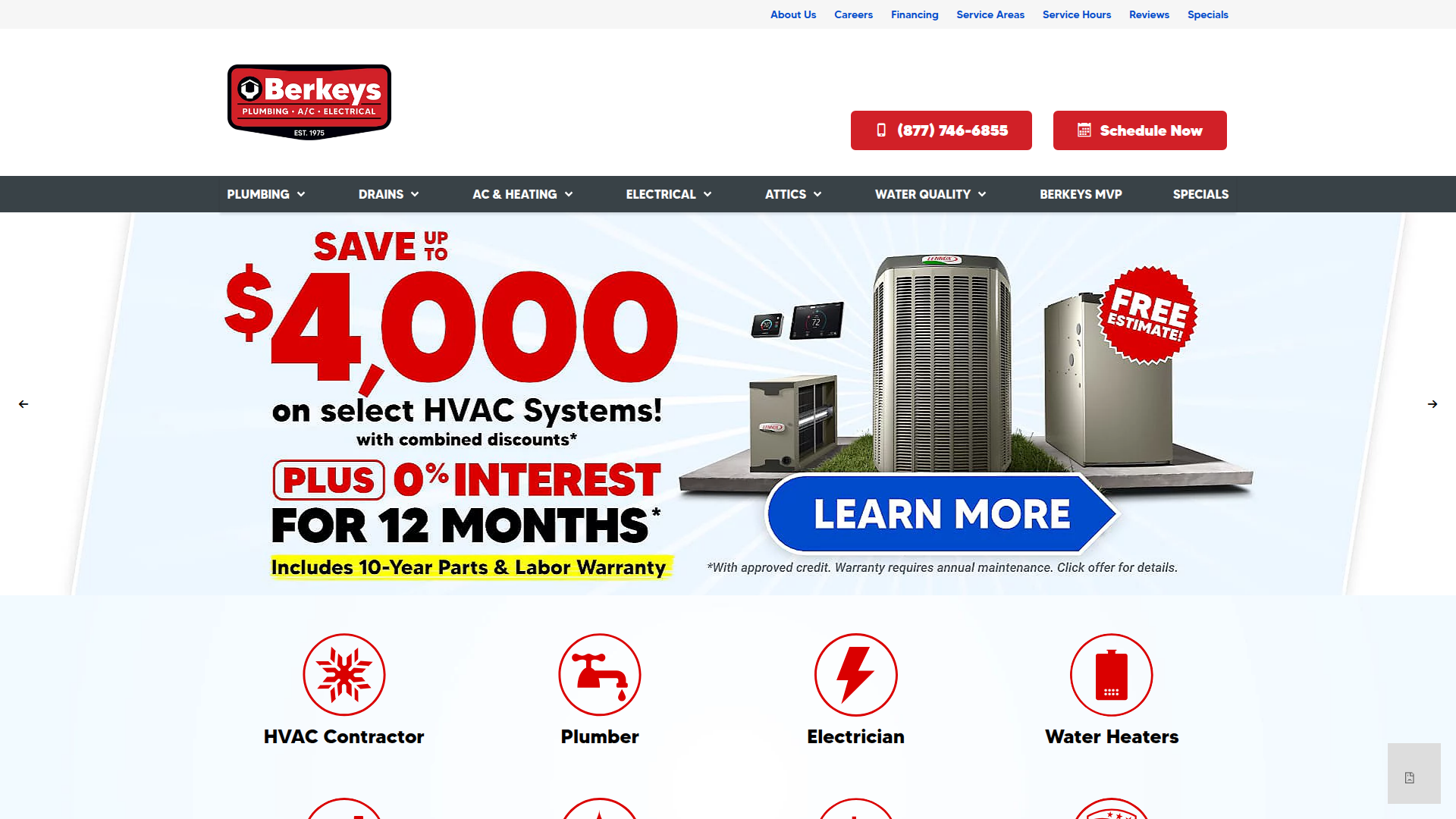 Berkeys Plumbing, A/C & Electrical