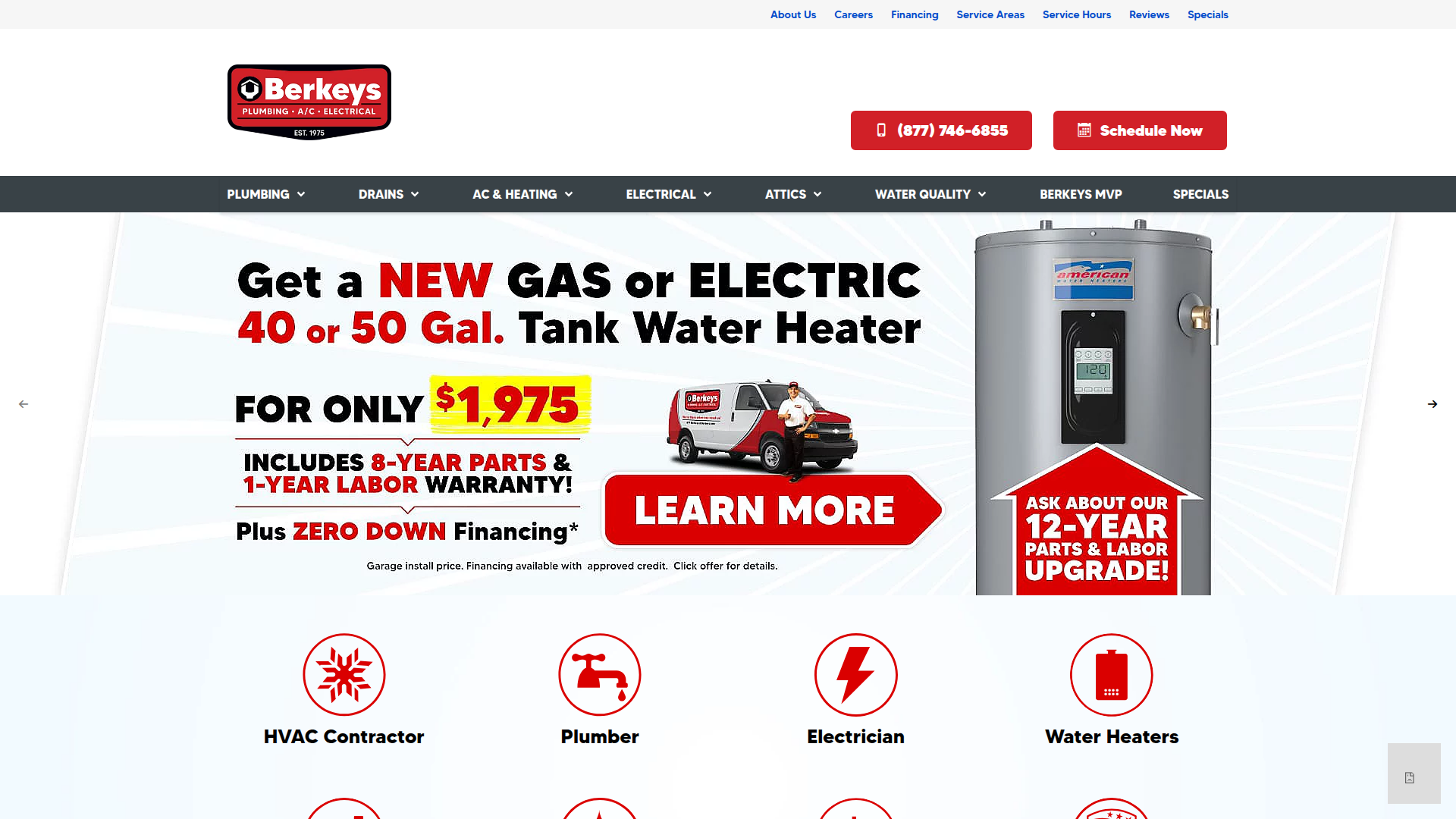 Berkeys Plumbing, A/C & Electrical