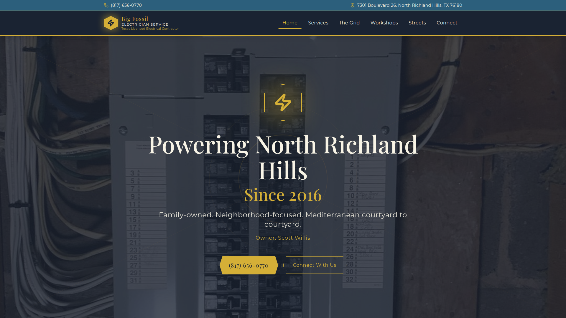 Big Fossil Electrician Service