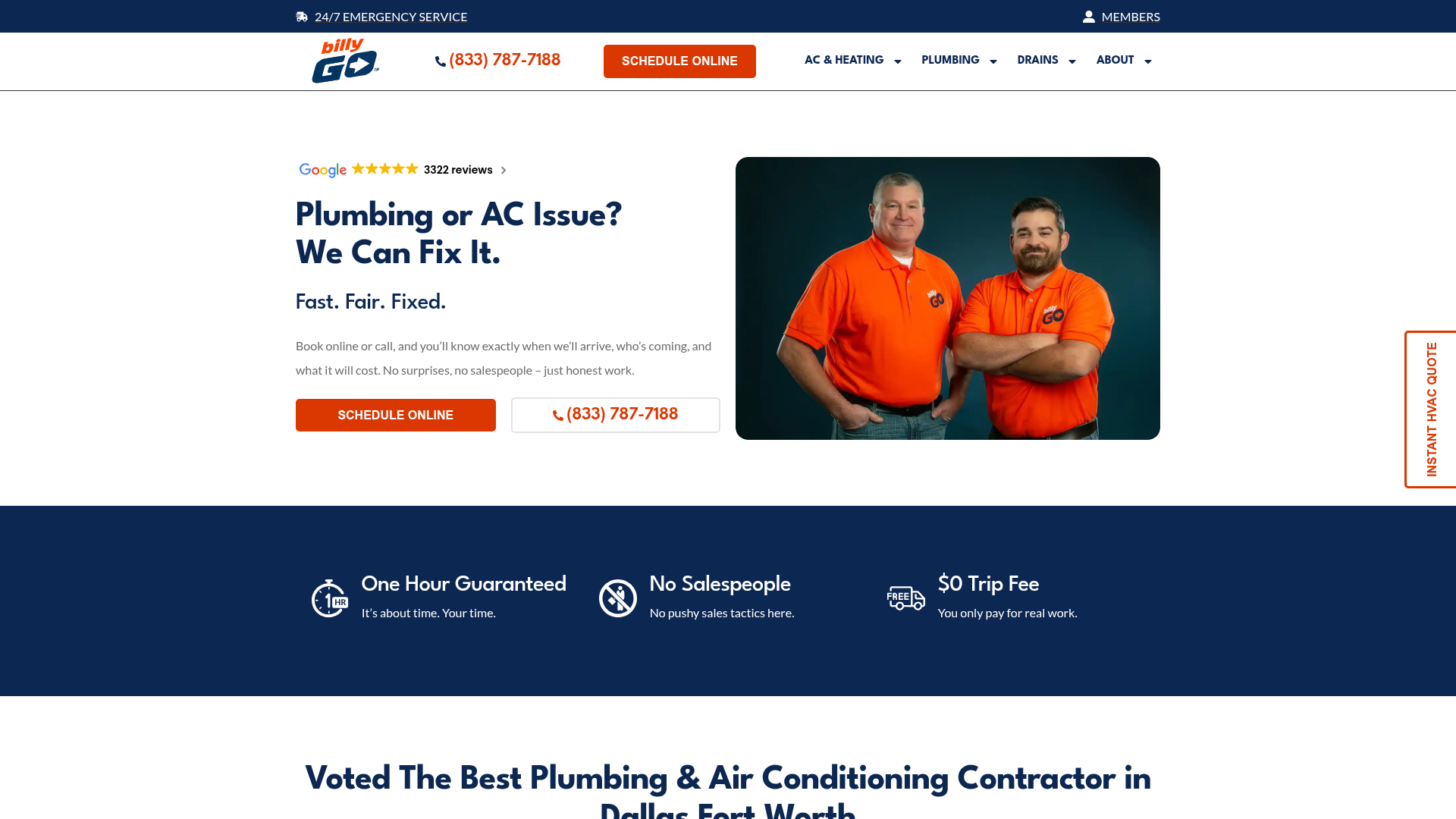 billyGO Air Conditioning & Plumbing