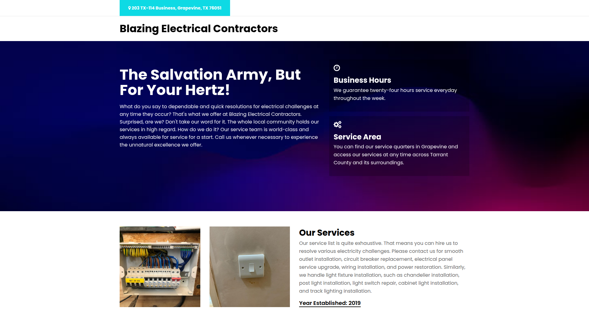 Blazing Electrical Contractors