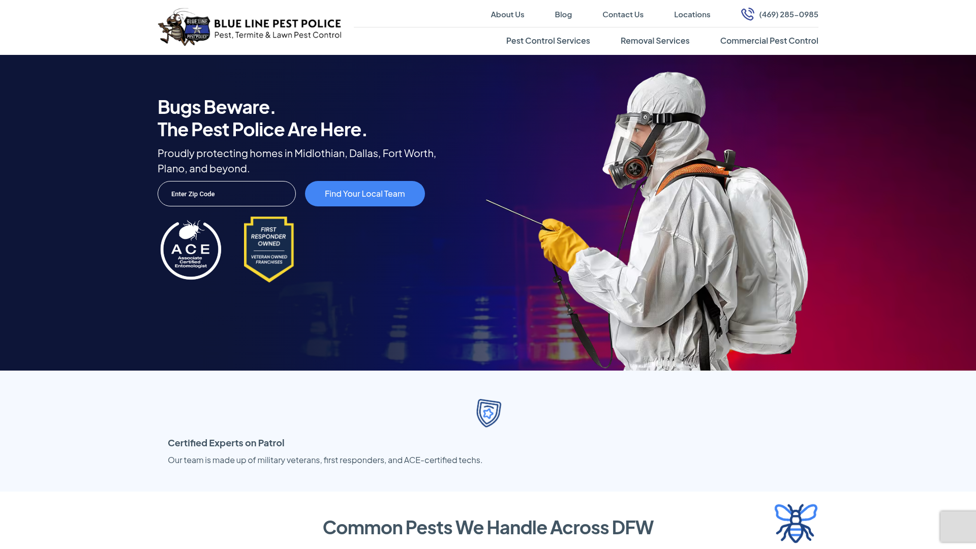 Blue Line Pest Police