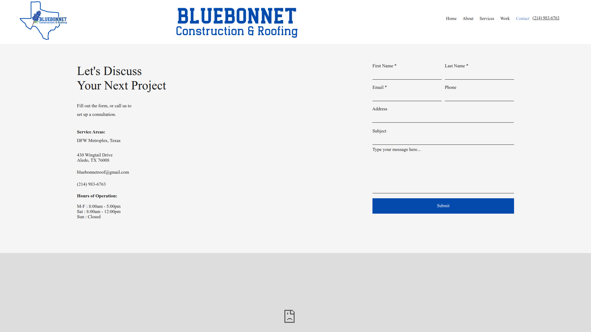Bluebonnet Construction & Roofing