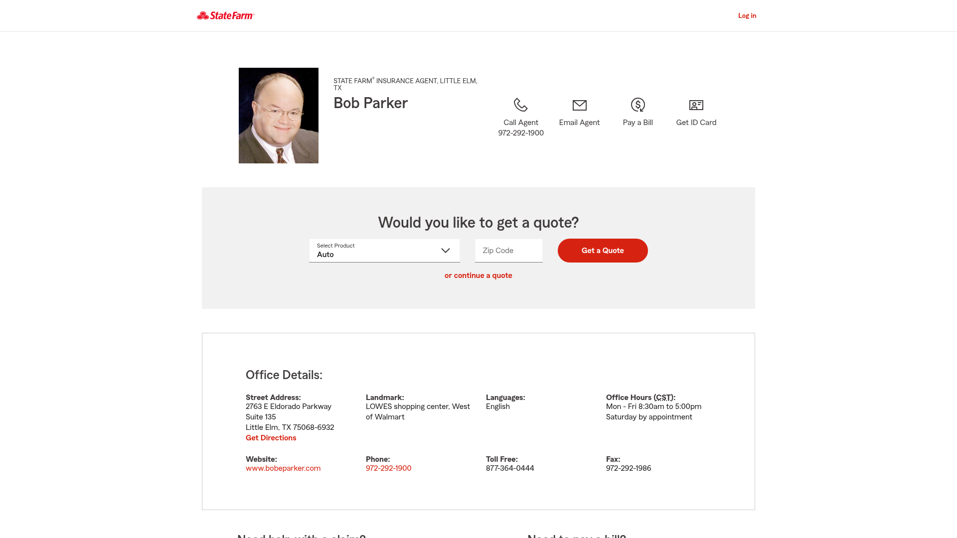 Bob Parker - State Farm Insurance Agent