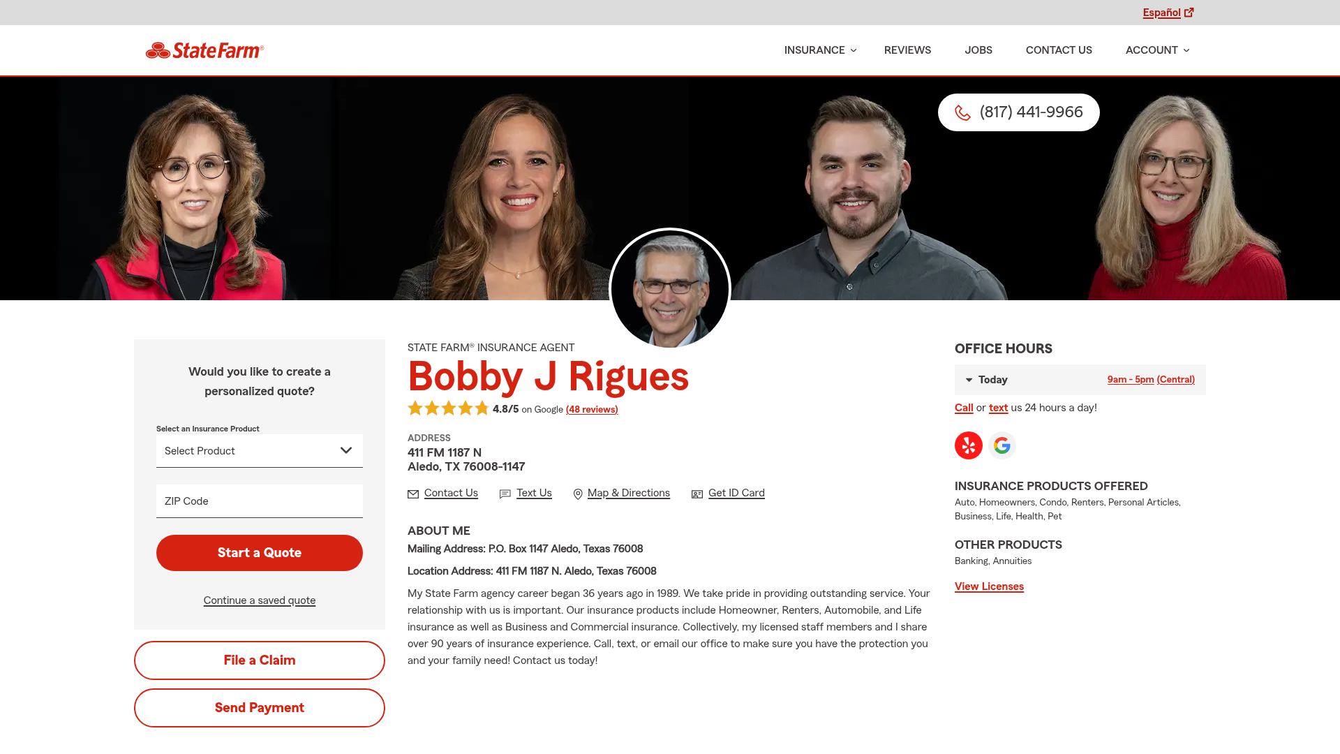 Bobby J Rigues - State Farm Insurance Agent