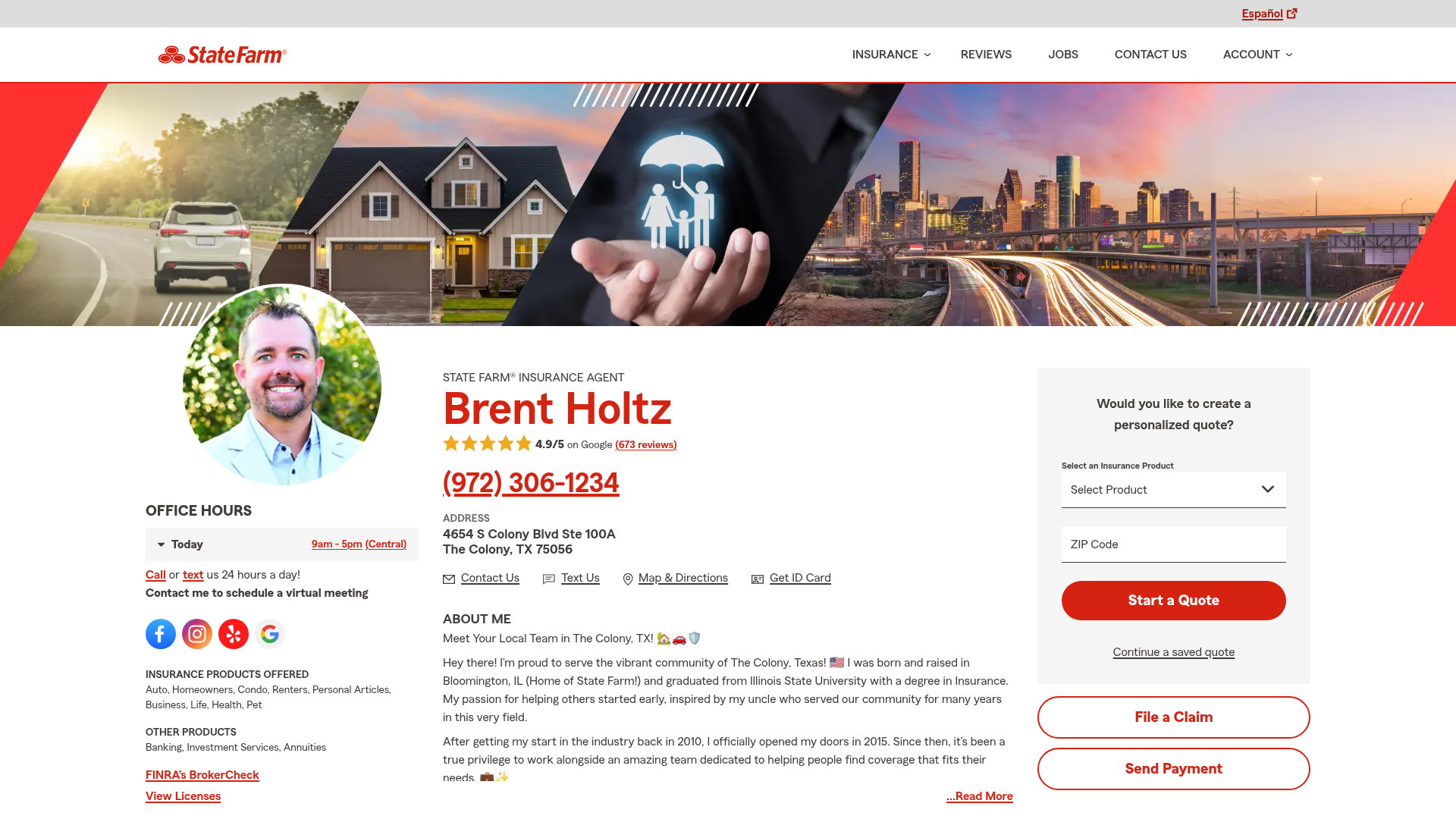 Brent Holtz - State Farm Insurance Agent
