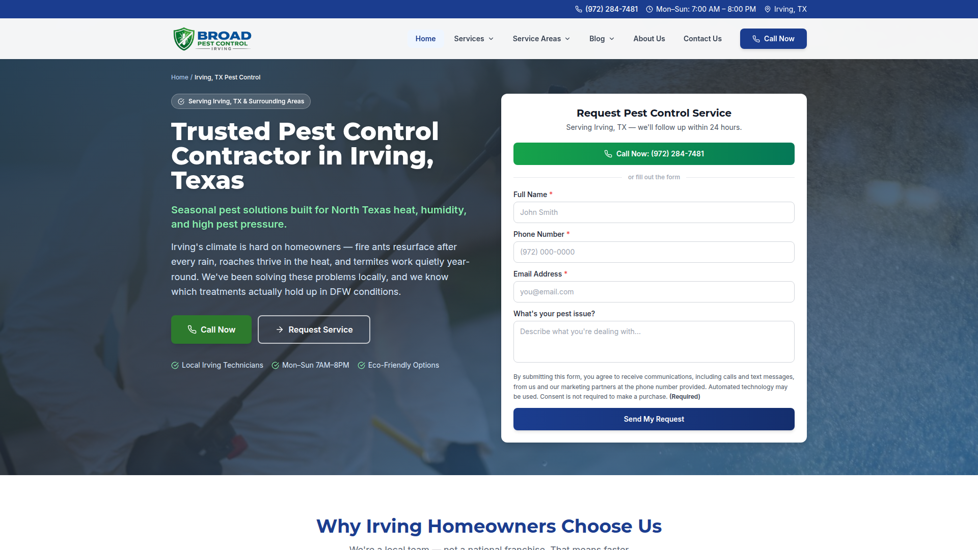 Broad Pest Control Irving