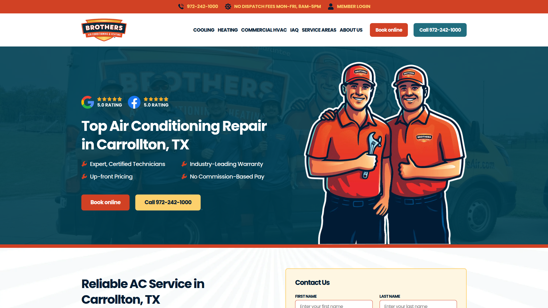 Brothers HVAC, AC & Heating Repair