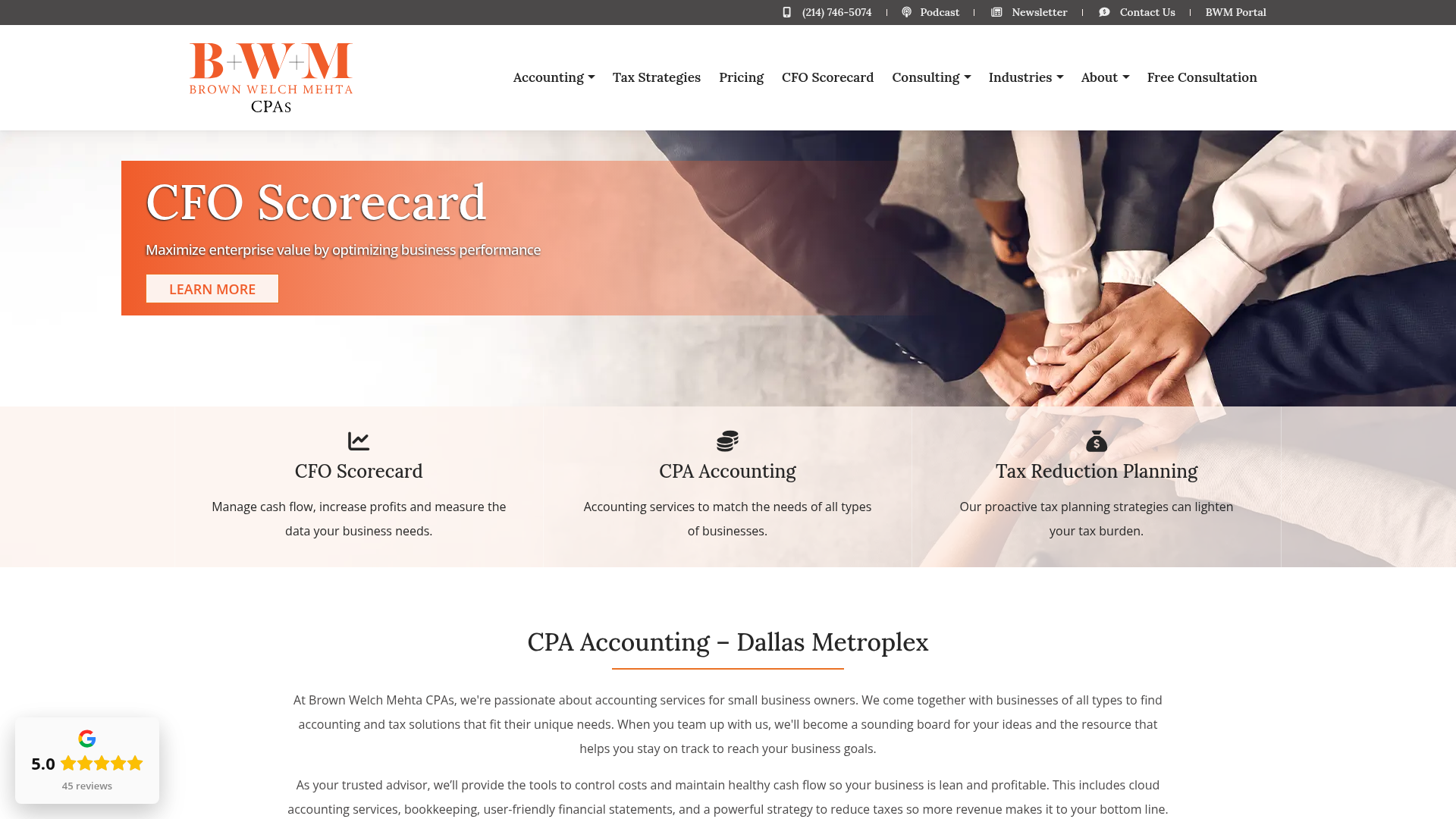 Brown Welch Mehta CPAs