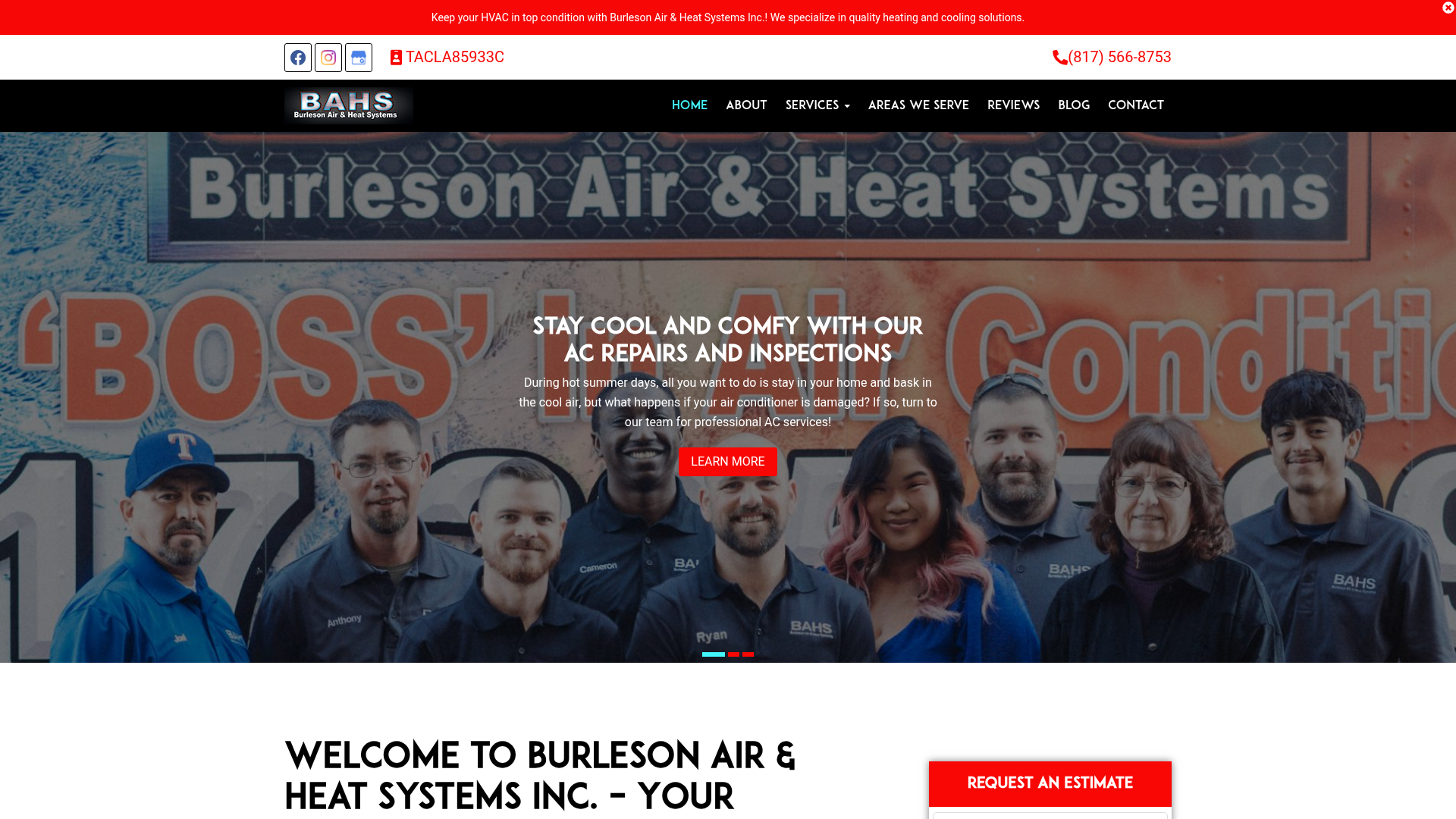 Burleson Air & Heat Systems Inc.