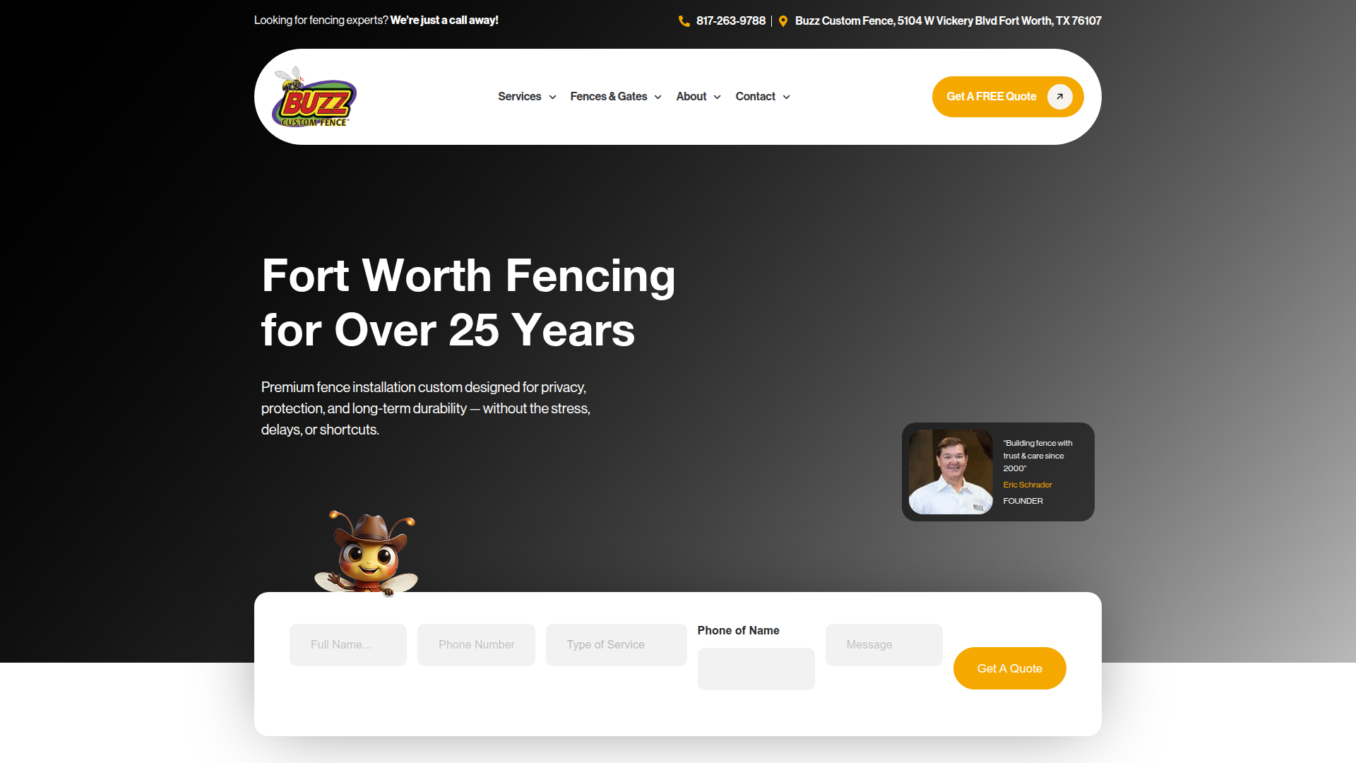 Buzz Custom Fence - Fort Worth