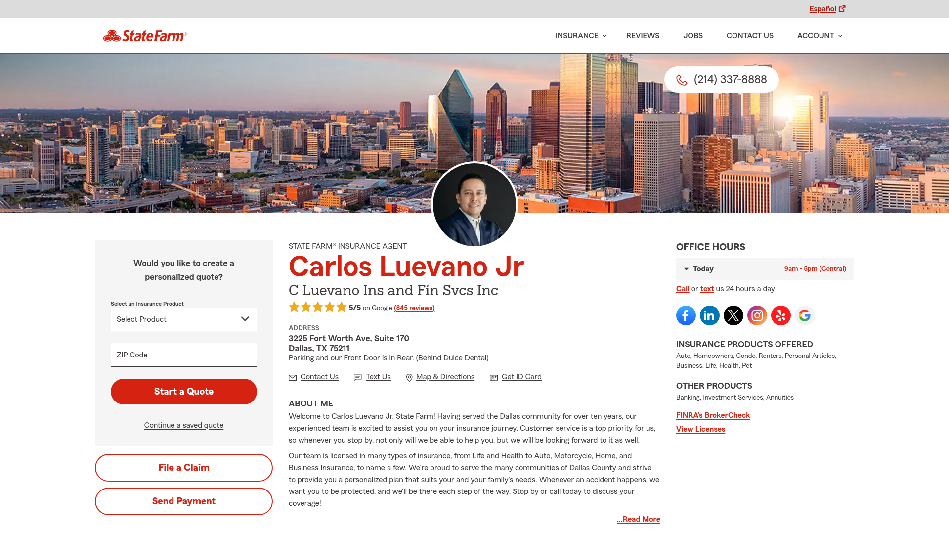 Carlos Luevano Jr - State Farm Insurance Agent