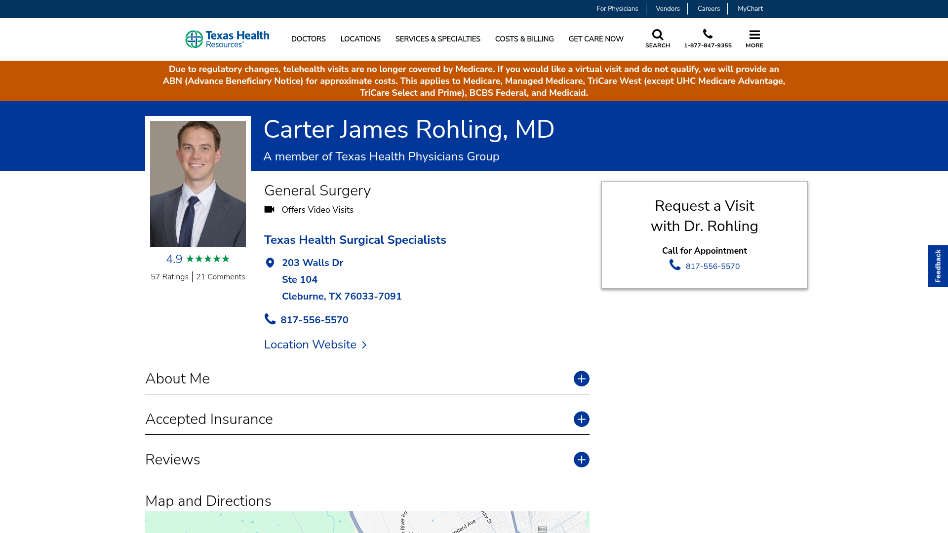 Carter J Rohling, MD