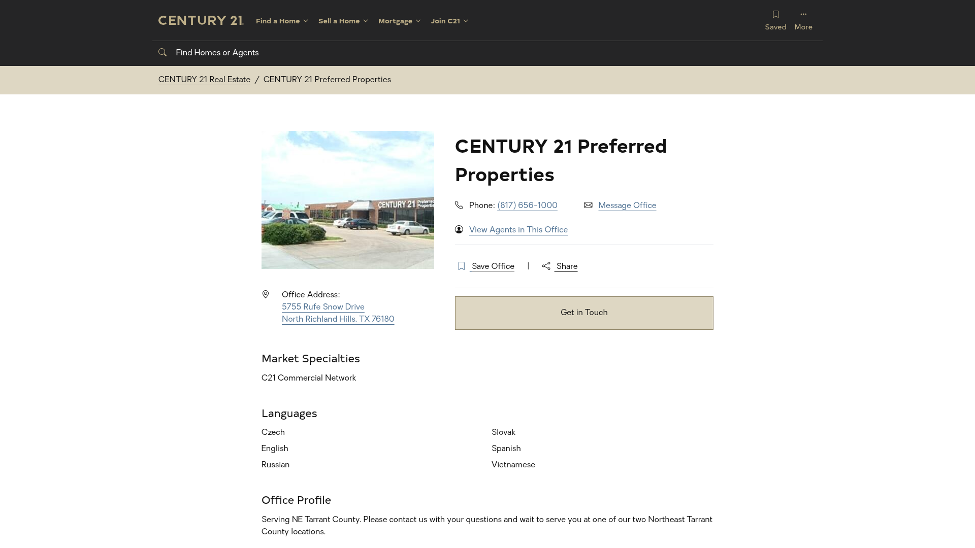 Century 21 Preferred Properties - Les Galler Broker