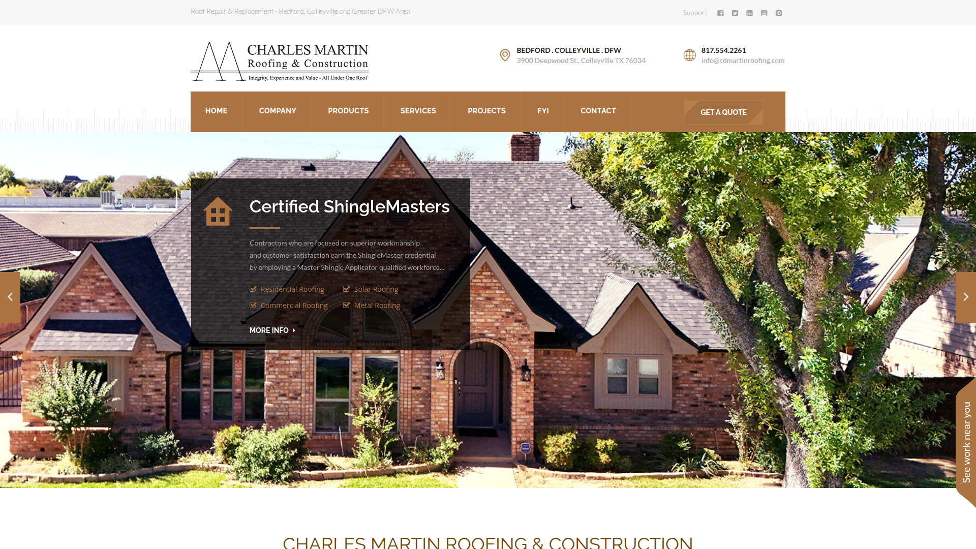 Charles Martin Roofing & Construction
