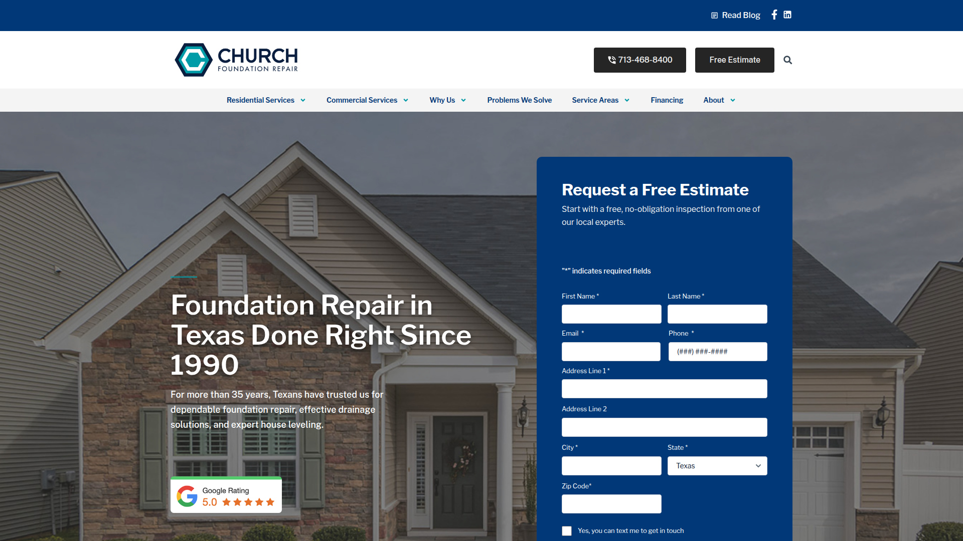 Church Foundation Repair
