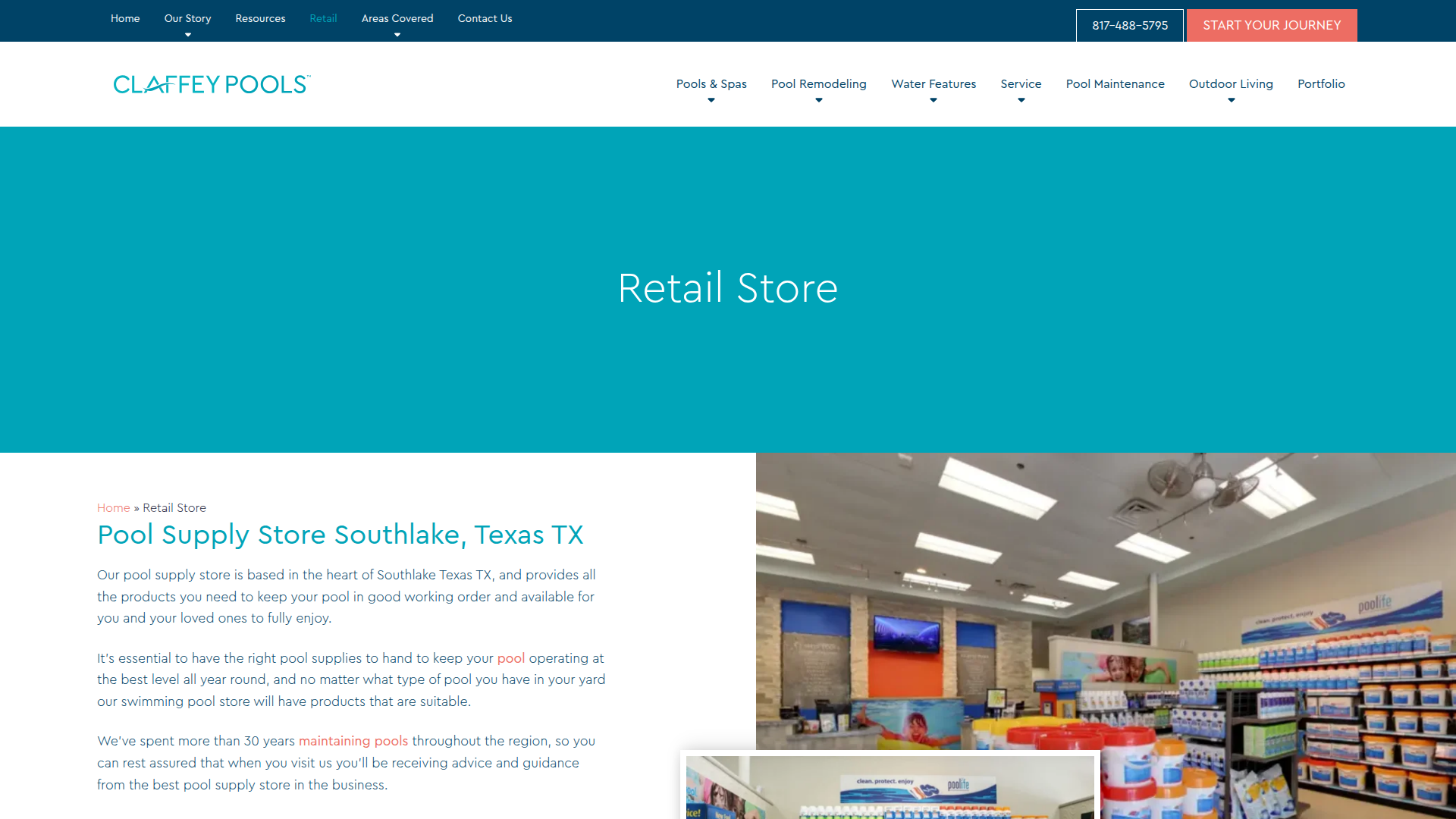 Claffey Pools Retail